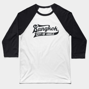 Stylish Bangkok Lettering Baseball T-Shirt